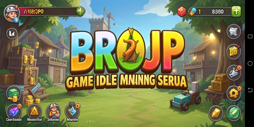 Screenshot BROJP menampilkan gameplay santai yang mengasyikkan.