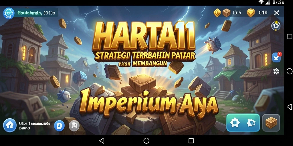 Screenshot utama HARTA11 menampilkan pertarungan strategis yang mendebarkan.