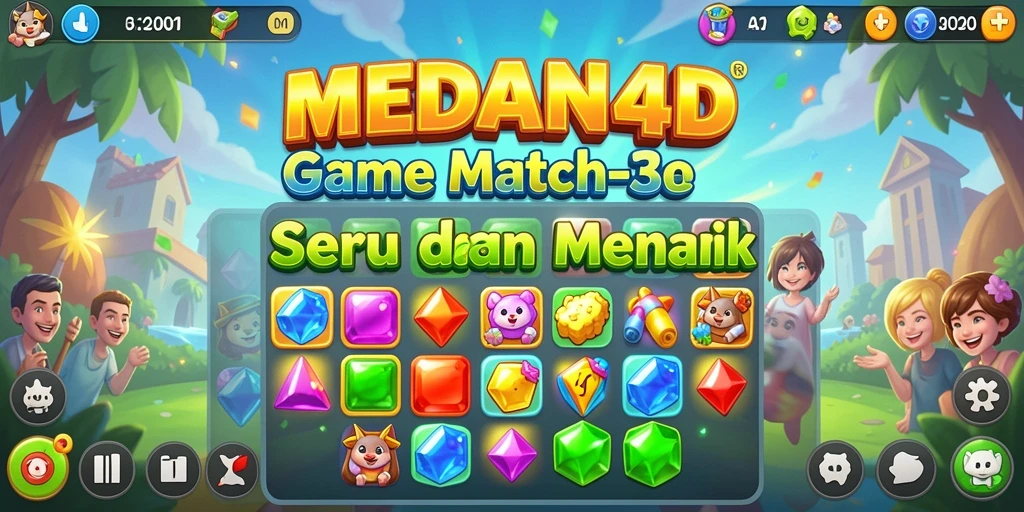 Tampilan gameplay MEDAN4D yang seru dan penuh warna.