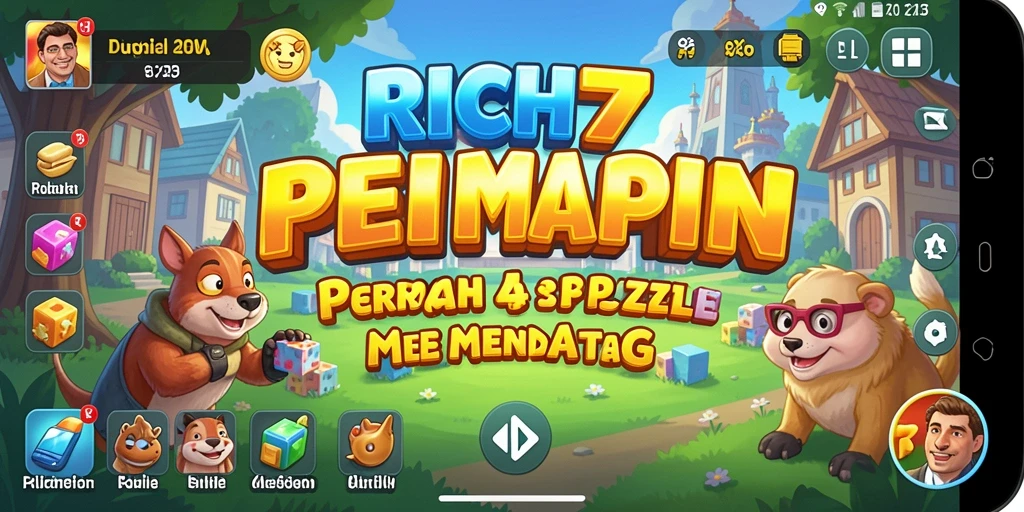 Tampilan gameplay RICH7 yang menarik dan penuh tantangan.
