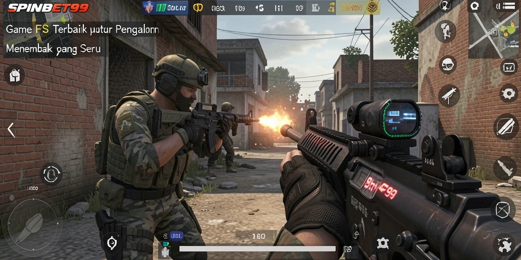 Gameplay seru SPINBET99 dengan aksi tembak-menembak menegangkan.