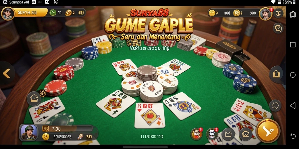 Tampilan gameplay SURYA88 yang seru dan interaktif.